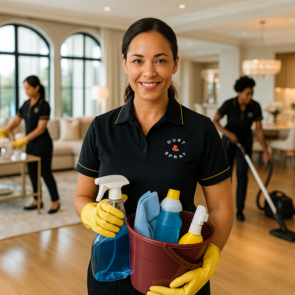 dust & spray Domestic & Commercial cleaning