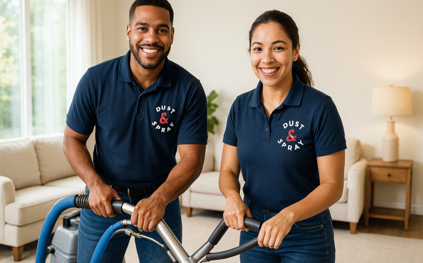 dust & spray carpet cleaning