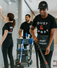 dust & spray Commercial cleaning