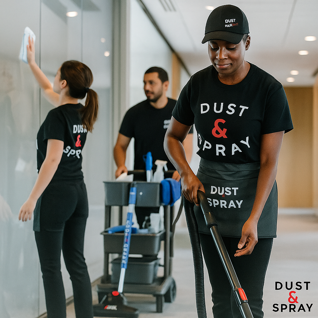 dust & spray Commercial cleaning