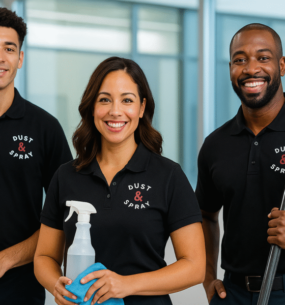 dust & spray Commercial cleaning